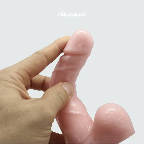 Dương vật giả rung hít tường, hít sàn 16cm - [Quà tặng: Gel bôi trơn 200ml]