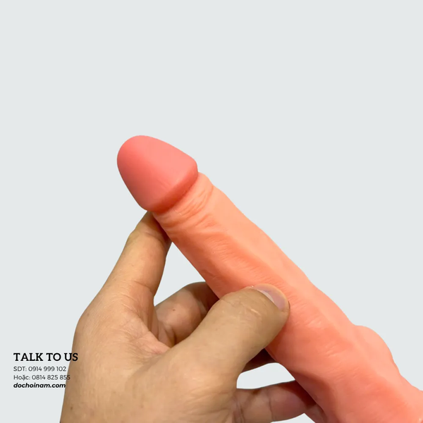Dương Vật Giả Hít Tường 18cm – Đồ Chơi Tình Dục Cho Gay Gắn Tường Cực Phê - [Quà tặng: Gel bôi trơn 200ml] 
