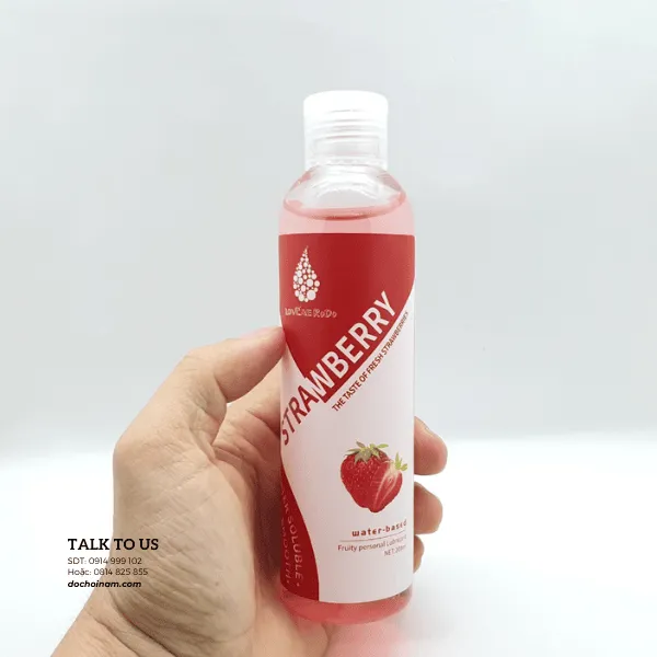 Gel bôi trơn cao cấp hương dâu 200ml – ngọt ngào, quyến rũ, thăng hoa cảm xúc