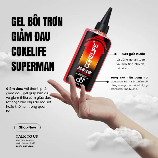 Gel Bôi Trơn Nóng Ấm COKELIFE Đỏ 85ml – Kích Thích Khoái Cảm Mãnh Liệt