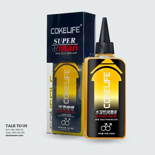 Gel Bôi Trơn COKELIFE Vàng 85ml – Trơn Mượt Tự Nhiên, An Toàn & Đa Năng