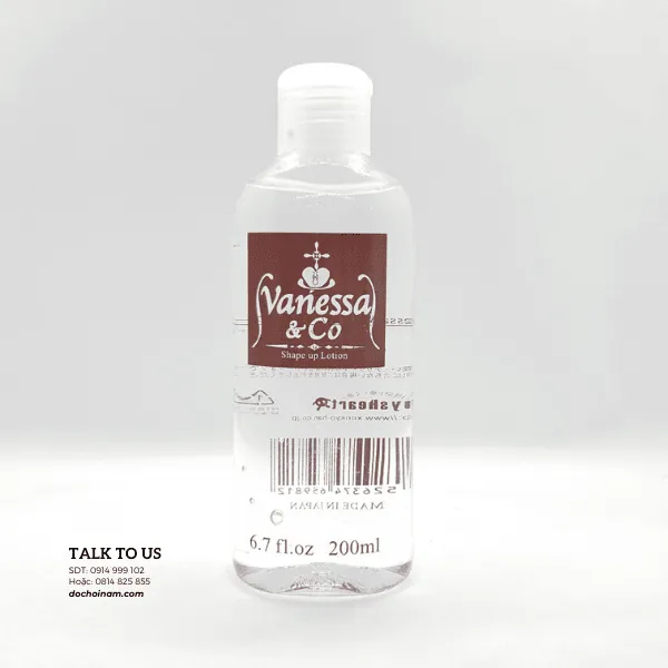 Gel bôi trơn Vanessa & Co 200ml – trong suốt, siêu nhờn, chuẩn Nhật 
