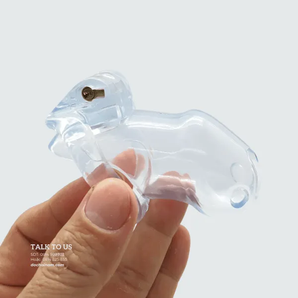 Khóa cu trong suốt, phù hợp với kích thước dương vật Việt Nam 