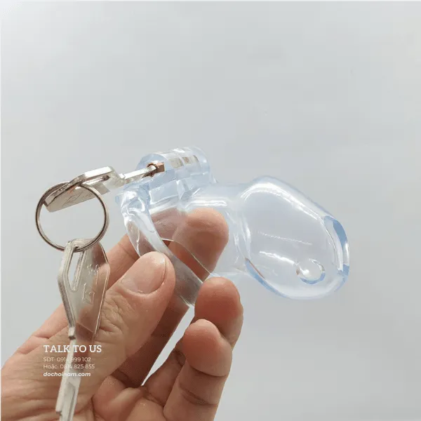 Khóa cu trong suốt, phù hợp với kích thước dương vật Việt Nam 