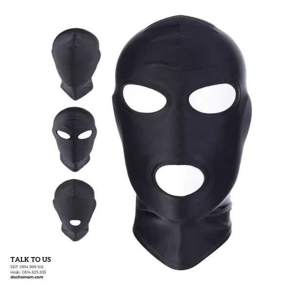 Mặt Nạ BDSM Che Kín Đầu – Phụ Kiện Dom Sub Nhập Vai Kích Thích