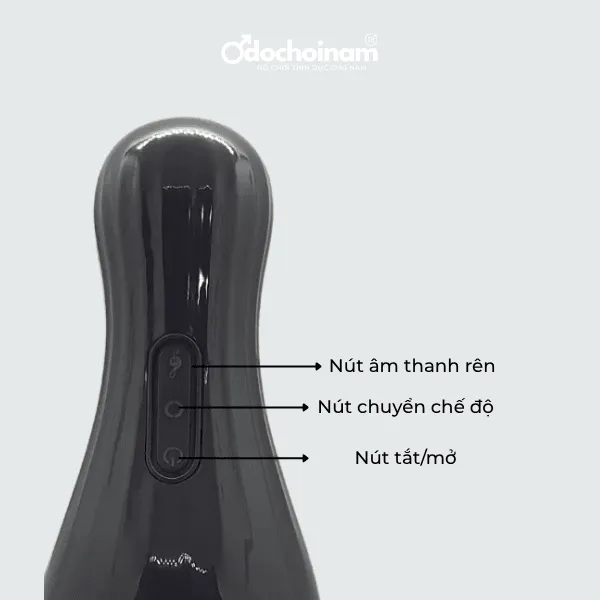 Máy Bú Cu Tự Động Cao Cấp Cho Nam – Xoay 360°, Đổi Chiều, Âm Thanh Rên Cực Sướng - [Quà tặng: Gel bôi trơn 200ml] 