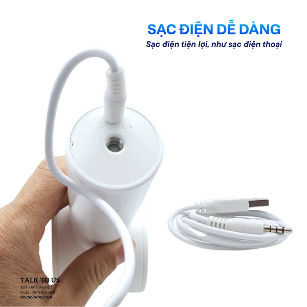 Máy Sục Tự Động Cho Nam TROUVAILLE CID-AM2002 – Silicone Mềm Hạt Kích Thích, Chân Đế Cố Định - [Quà tặng: Gel bôi trơn 200ml] 