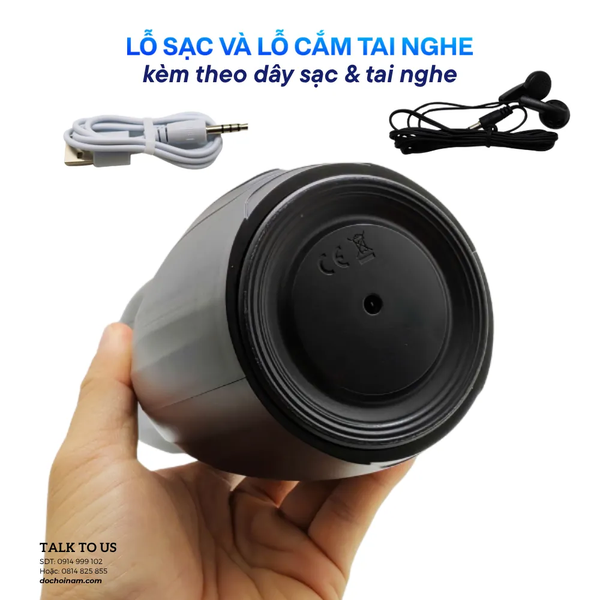 Máy Bú Mút Tự Động – Tự Động Lên Xuống, Rung & Làm Ấm | Sạc USB - [Quà tặng: Gel bôi trơn 200ml] 