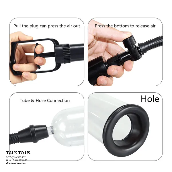 Máy Tập To Dương Vật Penis Pump – Dụng Cụ Hỗ Trợ Tăng Kích Thước Nam Giới