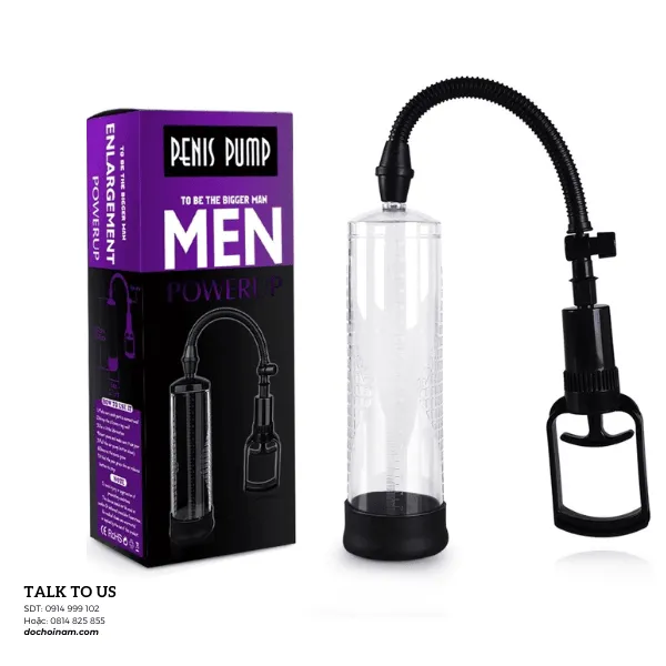 Máy Tập To Dương Vật Penis Pump MEN PowerUp – Dụng Cụ Tăng Kích Thước Nam Giới