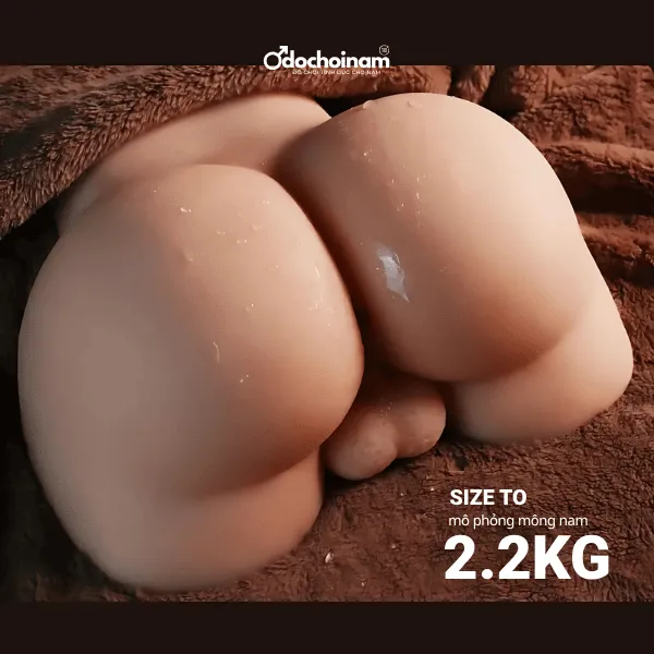 Mông nam giả cao cấp size to, trọng lượng 2.2kg  - [Quà tặng: Gel bôi trơn 200ml] 