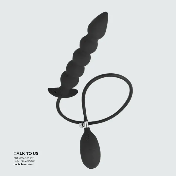 Sextoy Nam Plug Bơm Hơi Giãn Nở Từ Nhỏ Đến To – Kích Thích Mạnh Mẽ Điểm G & Tuyến Tiền Liệt