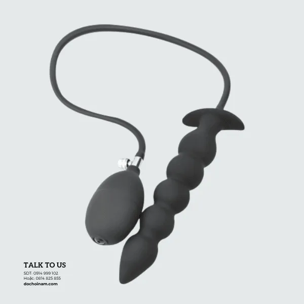 Sextoy Nam Plug Bơm Hơi Giãn Nở Từ Nhỏ Đến To – Kích Thích Mạnh Mẽ Điểm G & Tuyến Tiền Liệt