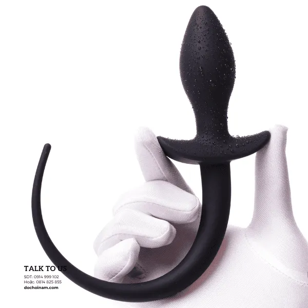 Plug Đuôi Chó BDSM Cắm Hậu Môn – Đồ Chơi Nam Kích Thích Tuyến Tiền Liệt, Cosplay Sexy + Tặng Gel Bôi Trơn 50ml