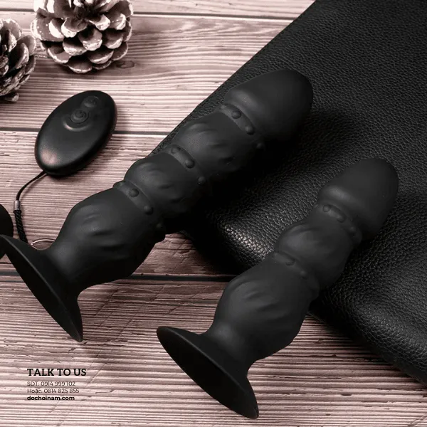 Máy massage tuyến tiền liệt rung điều khiển từ xa 15cm – Sextoy cho nam - [Quà tặng: Gel bôi trơn 200ml] 