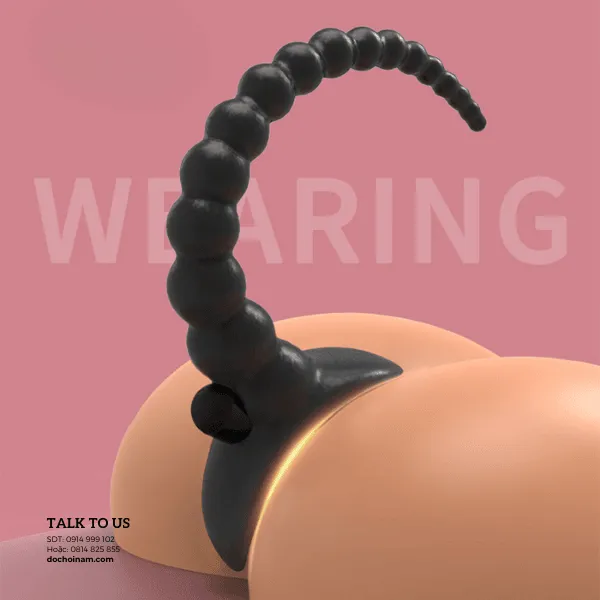 Plug hậu môn đuôi chó rung 10 chế độ – Ôm khít, rung sâu kích thích tuyến tiền liệt, cho màn cosplay & BDSM bùng nổ khoái cảm.