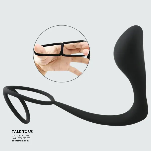 Plug Hậu Môn Kích Thích Tuyến Tiền Liệt – Hỗ Trợ Cương Cứng Cho Nam Giới, Tặng Gel Bôi Trơn 50ml