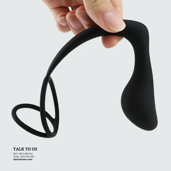 Plug Hậu Môn Kích Thích Tuyến Tiền Liệt – Hỗ Trợ Cương Cứng Cho Nam Giới, Tặng Gel Bôi Trơn 50ml