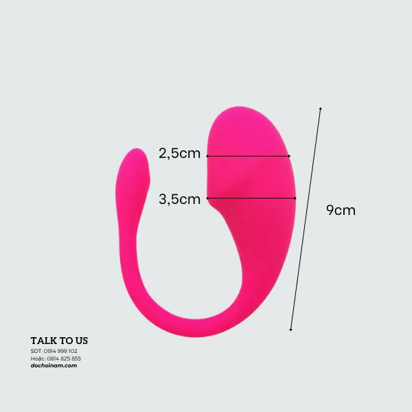 Trứng Rung Kích Thích Hậu Môn Kết Nối Bằng App – Quà Tặng Gel Bôi Trơn 200ml