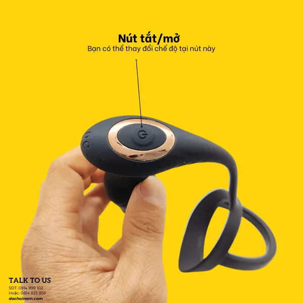 Plug Rung Chế Độ  Kết Nối Bằng App –  Đồ Chơi Hậu Môn Cho Nam _ Quà Tặng Gel Bôi Trơn 200ml