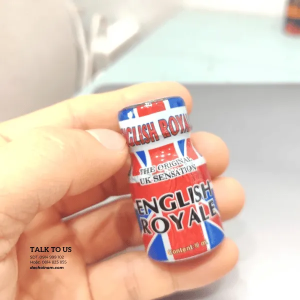 Popper 10ml English Royale giúp tăng hưng phấn