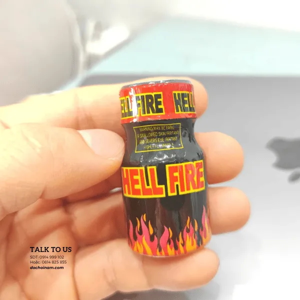 Popper 10ml Hell Fire tăng cảm giác hưng phấn