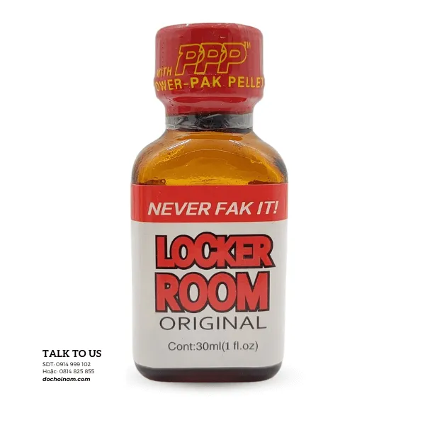 Popper 30ml Locker Room – Dung tích lớn, hương thơm mạnh, trải nghiệm lâu dài