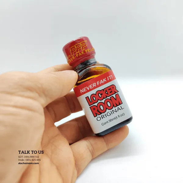Popper 30ml Locker Room – Dung tích lớn, hương thơm mạnh, trải nghiệm lâu dài