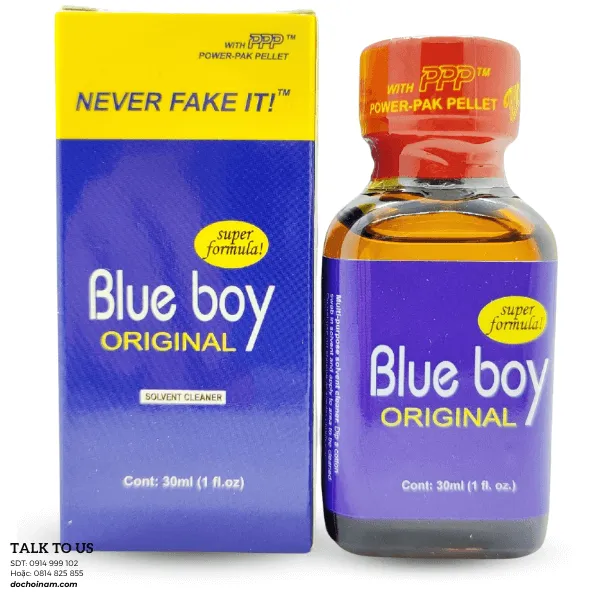 Popper 30ml Blue Boy – Hương thơm cuốn hút, hiệu quả nhanh chóng