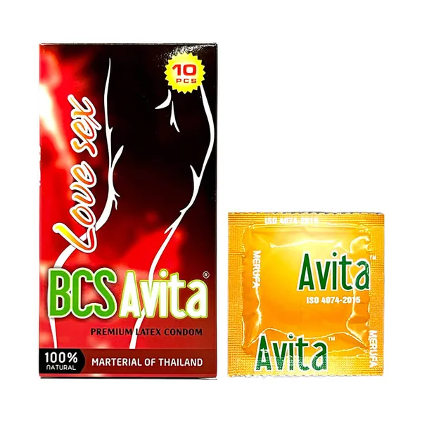 Bao Cao Su Avita Trơn Mịn Chính Hãng – Hộp 10 Chiếc Tiêu Chuẩn