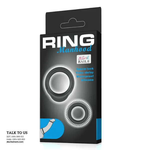 Vòng đeo dương vật Manhood Ring – Kéo dài thời gian quan hệ, giúp cương cứng mạnh mẽ