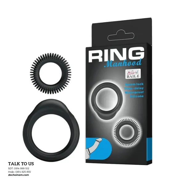 Vòng đeo dương vật Manhood Ring – Kéo dài thời gian quan hệ, giúp cương cứng mạnh mẽ