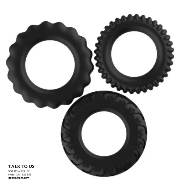 Vòng đeo cu Titan 3 chiếc – Giúp cương cứng & kéo dài thời gian quan hệ