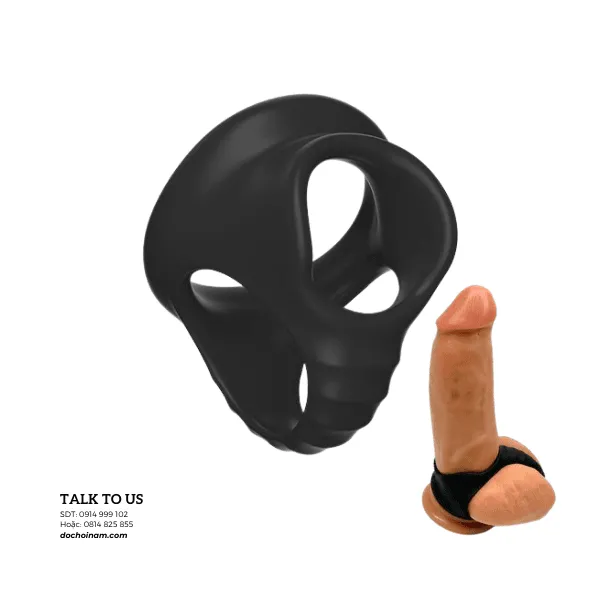 Vòng đeo dương vật 3 vòng liền nhau – Giữ cương cứng, kiểm soát xuất tinh