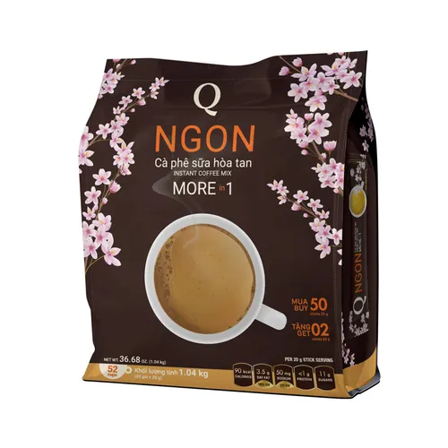 Cà phê Hòa Tan 3 trong 1 Ngon 52 gói