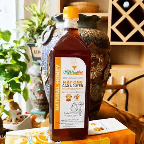 Mật Ong Cao Nguyên nguyên chất 1L