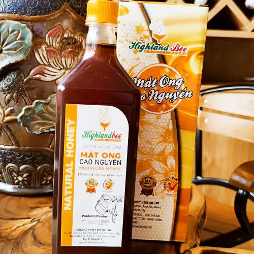 Mật Ong Cao Nguyên nguyên chất 1L