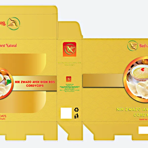 File Hộp Yến 6 Hũ Giấy Đẹp - HO6-01251