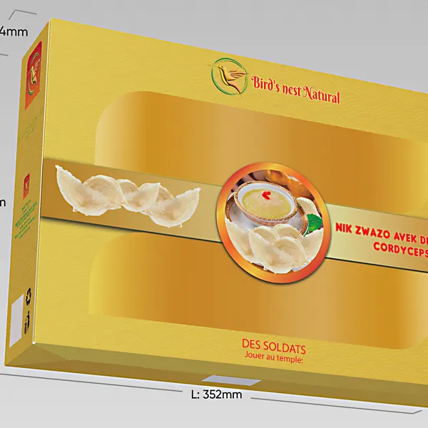 File Hộp Yến 6 Hũ Giấy Đẹp - HO6-01251