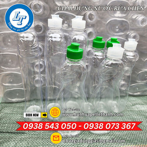 chai đựng nước rửa chén nắp xanh, nắp trắng giá tận kho 4 chai đựng nước rửa chén nắp xanh, nắp trắng giá tận kho 4