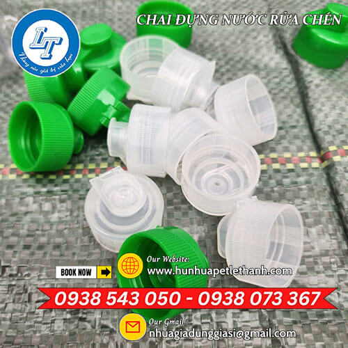 chai đựng nước rửa chén nắp xanh, nắp trắng giá tận kho 2 chai đựng nước rửa chén nắp xanh, nắp trắng giá tận kho 2