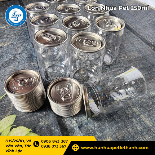lon nhựa 250ml nắp thiếc bật giá xưởng siêu tốt 3 lon nhựa 250ml nắp thiếc bật giá xưởng siêu tốt 3