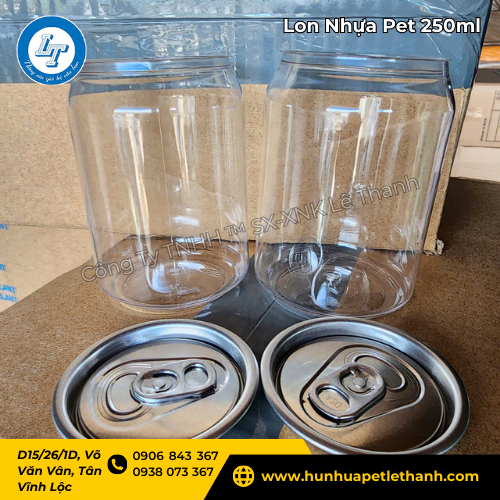 lon nhựa 250ml nắp thiếc bật giá xưởng siêu tốt 1 lon nhựa 250ml nắp thiếc bật giá xưởng siêu tốt 1