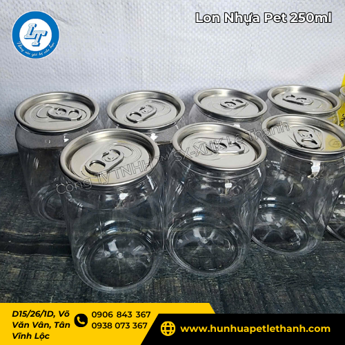 lon nhựa 250ml nắp thiếc bật giá xưởng siêu tốt 4 lon nhựa 250ml nắp thiếc bật giá xưởng siêu tốt 4