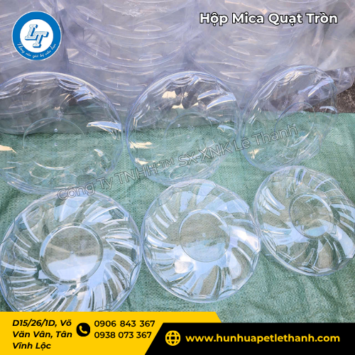 Hộp mica quạt tròn hàng hot sỉ rẻ 5 Hộp mica quạt tròn hàng hot sỉ rẻ 5