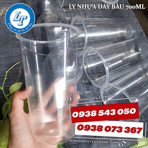 cốc nhựa chữ U, ly nhựa đáy bầu giá sỉ 4 cốc nhựa chữ U, ly nhựa đáy bầu giá sỉ 4