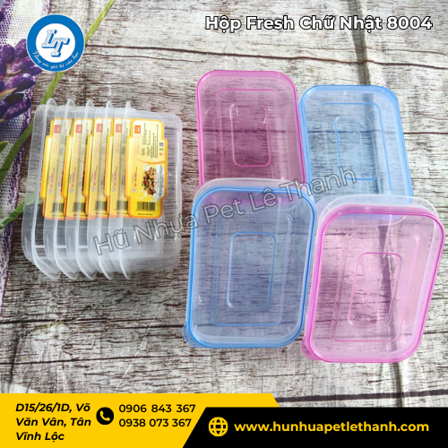 hộp Fresh chữ nhật Vĩ Hưng 8004 14x9x5cm giá tốt 3 hộp Fresh chữ nhật Vĩ Hưng 8004 14x9x5cm giá tốt 3