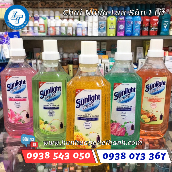 Chai nhựa đựng nước lau sàn 1 lít Chai nhựa đựng nước lau sàn 1 lít