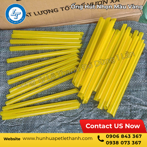 ống hút nhọn màu vàng giá tốt sỉ lớn HCM 3 ống hút nhọn màu vàng giá tốt sỉ lớn HCM 3