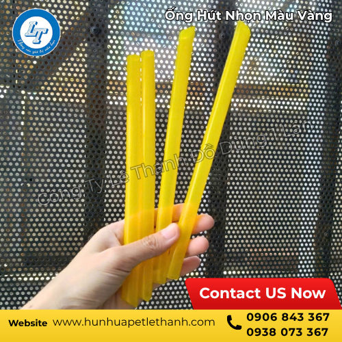 ống hút nhọn màu vàng giá tốt sỉ lớn HCM 1 ống hút nhọn màu vàng giá tốt sỉ lớn HCM 1